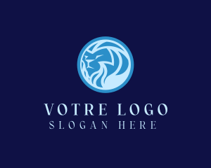 Aristocrat - Wild Lion Mane Finance logo design