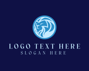 Wild - Wild Lion Mane Finance logo design