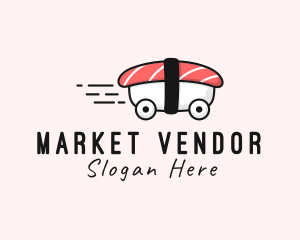 Vendor - Sushi Car Delivery logo design