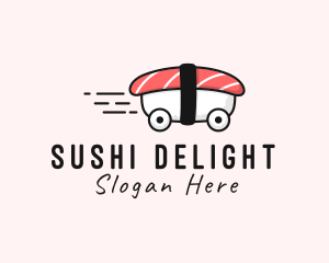 Sushi - Sushi Car Delivery logo design