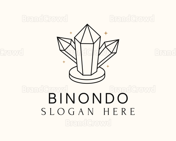 Shiny Luxe Gemstone Logo