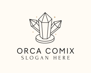 Shiny Luxe Gemstone Logo