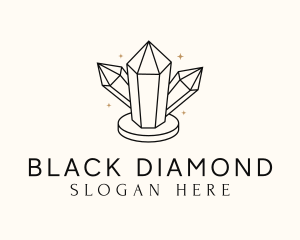 Shiny Luxe Gemstone logo design