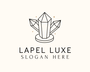 Shiny Luxe Gemstone logo design