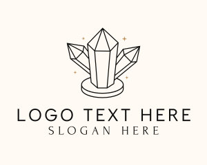 Gemstone - Shiny Luxe Gemstone logo design