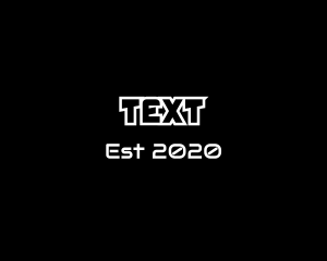 Digital Game Text logo design