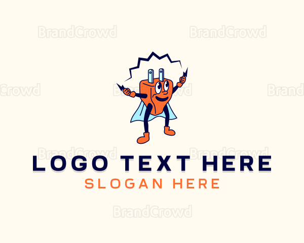 Superhero Energy Plug Logo