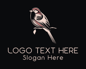 Aviary - Sparrow Bird Aviary logo design