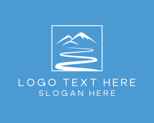 High - High Mountain Camping logo design