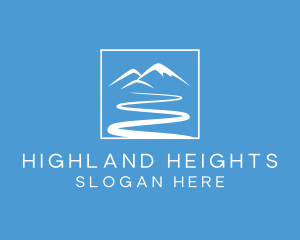 High Mountain Camping logo design