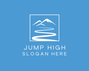 High Mountain Camping logo design