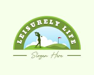 Sports Golf Course logo design