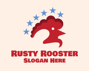 Red Rooster Stars logo design