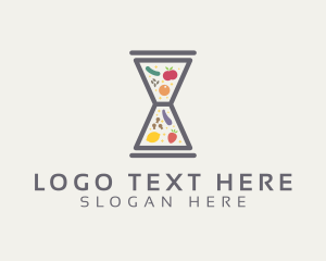 Hourglass - Fresh Hourglass Pantry logo design