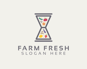 Fresh Hourglass Pantry logo design