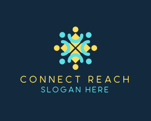 People Outreach Community logo design