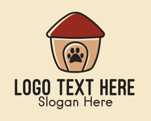 Domestic - Pet Dog House logo design