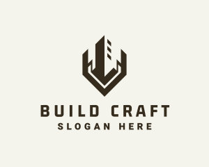 Corporate Building Architecture logo design