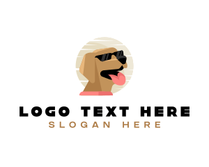 Dog Sunglasses Veterinarian logo design