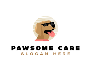 Veterinarian - Dog Sunglasses Veterinarian logo design