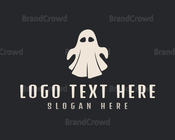 Spooky Phantom Ghost Logo