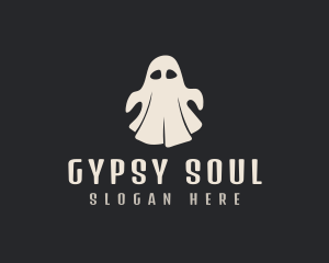 Spooky Phantom Ghost logo design