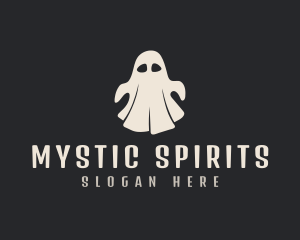 Spooky Phantom Ghost logo design