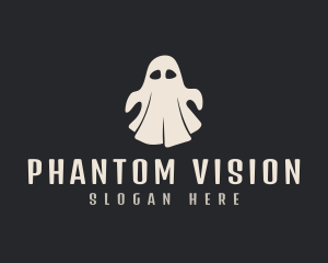 Phantom - Spooky Phantom Ghost logo design