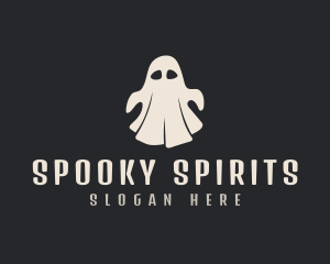 Spooky Phantom Ghost logo design