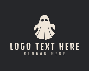 Paranormal - Spooky Phantom Ghost logo design