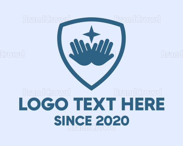 Star Hand Shield Logo