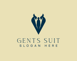 Professional Suit Necktie logo design