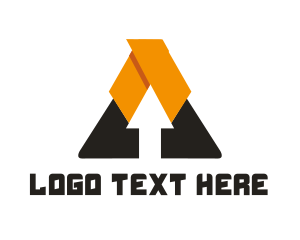 Upload - Arrow Triangle Business logo design