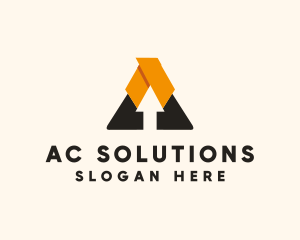 Arrow Triangle Business logo design