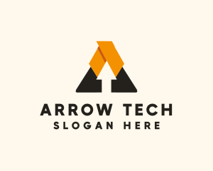 Arrow Triangle Business logo design