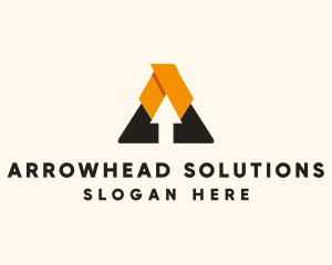 Arrow Triangle Business logo design