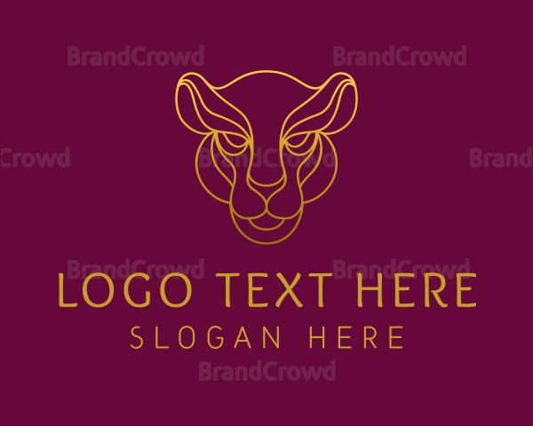 Elegant Wild Feline Logo