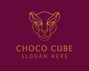 Cougar - Elegant Wild Feline logo design