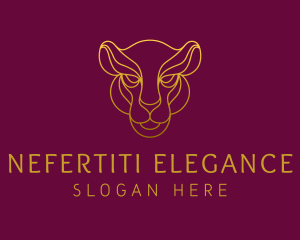 Elegant Wild Feline logo design