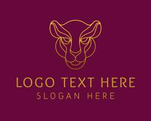 Elegant Wild Feline Logo