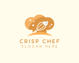 Chef Hat Whisk logo design