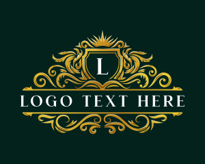Fancy - Luxury Floral Crest logo design