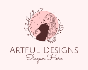 Lady Fashion Hairstylist logo design