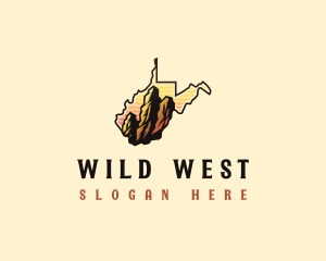 West Virginia Rock Mountain  logo design