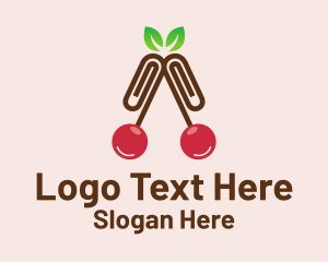 Cherry Paper Clip Logo