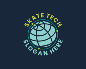 International Globe Tech  logo design