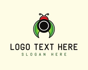 Camera - Insect Bug Letter O logo design