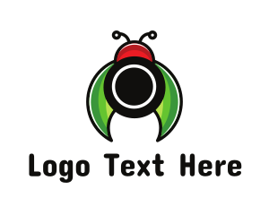 Bug - Lady Bug Lens logo design