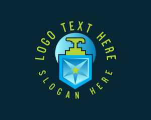 Hygiene - Star Shield Liquid Soap logo design