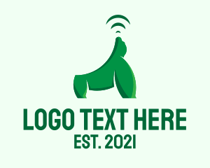 Wifi - Green Gorilla Wifi logo design
